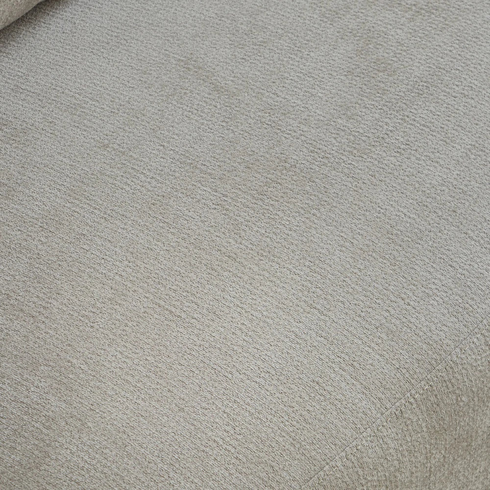 Close up of grey chenille sofa fabric texture