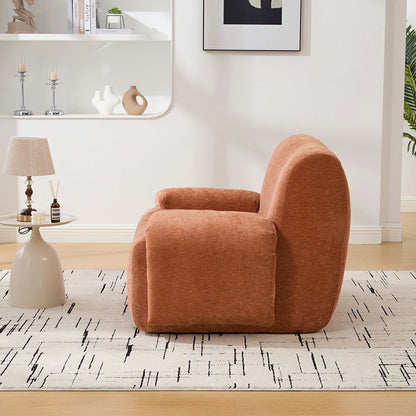 Modern 42" Chenille Accent Chair – Oversized Frameless Lounge Chair