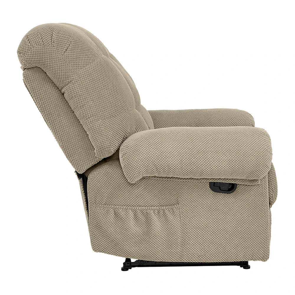 Side view camel Power Lift Recliner Chair for Living Room