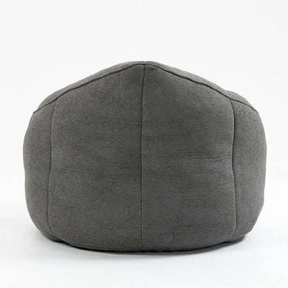 back view bean bag chair and footstool set